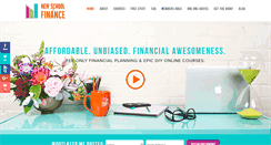 Desktop Screenshot of newschooloffinance.com